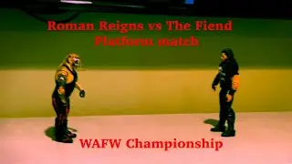 Roman Reigns vs The Fiend in a Platform Match for the WAFW Championship