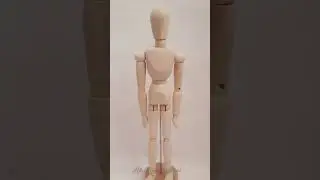 Wooden Human Figures Doll For Artists ( 30cm ) | Amazon Hual | Unboxing And Review | #shorts