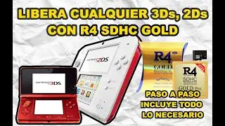 🛠️🎮 LIBERA 3DS o 2DS con FlashCard R4 muy sencillo M&eacute;todo oficial 🛠️🎮