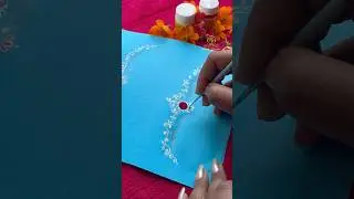 Forehead Kolka Design For Beginners/ Chandan Art #shorts #shortsfeed #kolkadesign #chandan  #art