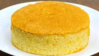 Sponge Cake Recipe | Basic Sponge Cake Recipe | Vanilla Sponge Cake
