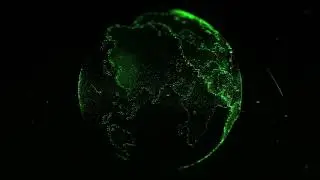 Green Earth Rotation Free stock clip - Non copyright Video