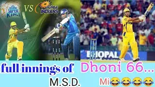 CSK vs MI .Dream11 IPL 2020.Csk win.Full match highlights