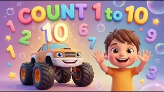 Learn to Count 1 to 10! 🔢🖐️ 10 Little Trucks & Fingers Song Mix