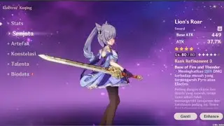 Keqing Lv65 Electro Queen - Genshin Impact #shorts