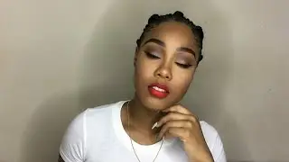Morphe 35OM Smokey Eyes W. Classic Red Lips | QueenKhanz