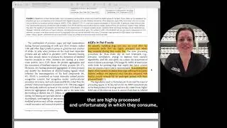 Thursdays Thoughts - Advanced Glycation End Products (AGEs) in pet food