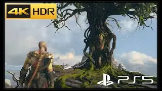 God of War (2018) - Mimir intro scene - 4K 60 FPS HDR - PS5