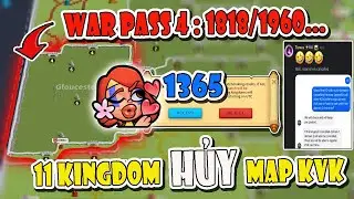 WAR PASS 4 :1818 /1960 .UPDATE Hủy Map KvK Của 11 Kingdom Khi Kh&ocirc;ng Thể C&oacute; KvK C&acirc;n Bằng Respect 1365