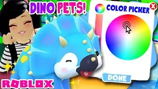 *NEW* DINOSAUR PETS, Color Wheel Design😲 ROBLOX Overlook Bay
