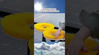 Efficient Cleaning, Unlock More Solar Power #solarenergy #ecosync #cleanenergy
