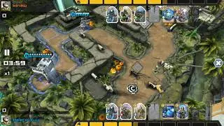 Titanfall Assault: Time Field card usage and arc sentry offensive.