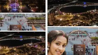 Best place to visit in Rajkot #Atal sarovar vlog😍😍💖 just wow 😳😳