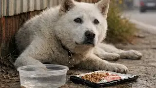 길에 쓰러진 개에게 밥을 준 남자, 눈물 흘린 개… 안락사 권유한 수의사, 그는 끝까지 거부했다