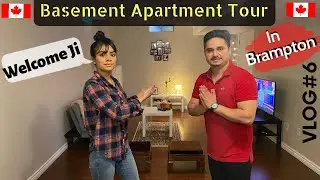 Basement Apartment Tour | Brampton | Vlog 6 | Canada | 1080p