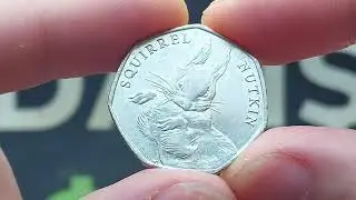 SQUIRREL NUTKIN 50p Coin of the Day EP656