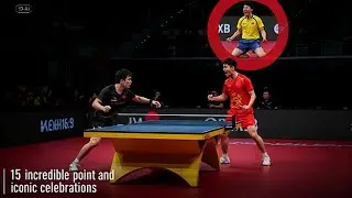 15 incredible points and iconic celebrations from the best table tennis players(+1 BONUS)
