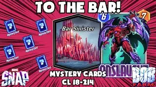 To the Bar! Building with Pool 1 Mystery Cards - Marvel Snap