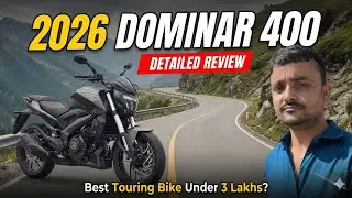 2026 New Bajaj Dominar 400 Detailed Review 🔥 Best Touring Bike Under 3 Lakhs?