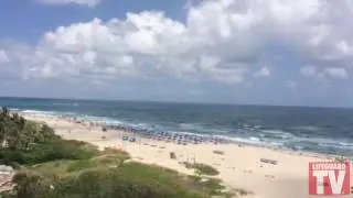Strong Rip Currents Interrupt Beachgoers Plans At Palm Beach