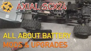 1/24 Scale Axial SCX24 | All About Battery Mods and Upgrades!