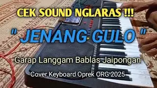 CEK SOUND NGLARAS !!! JENANG GULO || Garap langgam bablas jaipongan || set ORG 2025