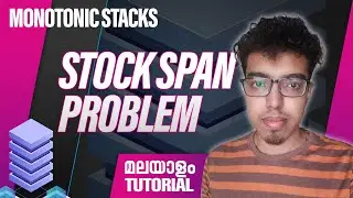 5.Stock Span Problem (മലയാളം )  |Monotonic Stacks |Algosail Malayalam