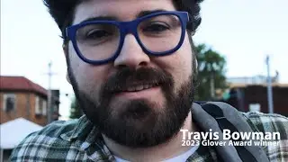 Travis Bowman 2023 Glover Award winner