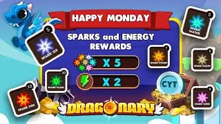 DRAGONARY HAPPY MONDAY SPECIAL EVENT - x5 SPARKS AND ENERGY REWARDS BONUS 2 x energy regeneration