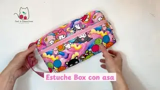 DIY Neceser BOX con Asa y Cierre - Estuche S&uacute;per F&aacute;cil con Fuelle