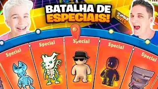 Desafio de Skin Especial com DUDU no Block Dash Infinito🤩Stumble Guys