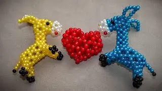 How to Make beaded Donkey | Beaded animals | Beaded Showpiece | Handmade Toys at Home