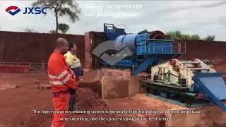 200TPH Diamond Plant In Angola:Trommel Scrubber + High Frequency Screen