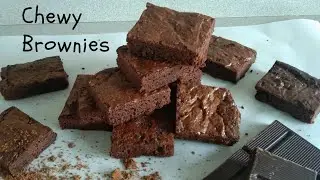 CHEWY BROWNIES RECIPE || How To Make