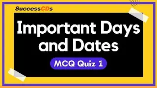Important Days and Dates | MCQ Quiz 1 | Update your General Knowledge #shorts