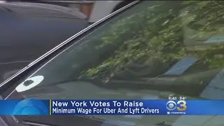 New York Votes To Raise Minimum Wage For Uber, Lyft Drivers
