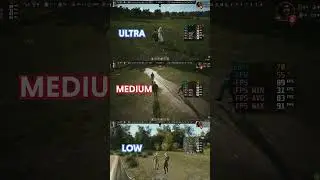Manor Lords Graphics Comparison (RX 580, 1080p) #comparison #benchmark #gaming #manorlords #shorts