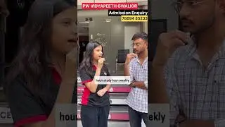 Pw Gwalior Student Daily Routine #pw #gwalior #pwvidyapeeth