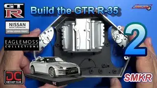 Build the Nissan GT-R R35 Issue 2 - Rear Brake Disk and Suspension, Lights and Plate, Engine Mount