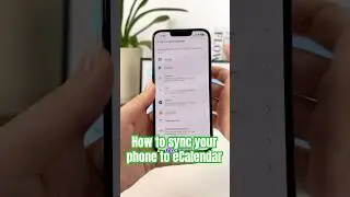 How to sync your phone calendar to the NEWYES eCalendar📱➡️🗓️ #digitalcalendar #newyes