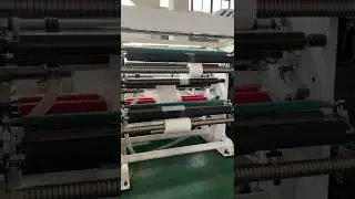 Bopp/PVC/PE Plastic Film/Paper Roll Slitting Rewinding Machine With High Precision Web Guider