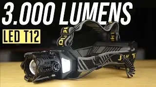Lanterna de Cabeça MONSTER LED T12 JWS - 3.000 Lumens - TioChicoShop