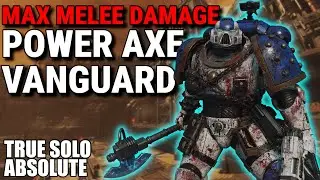 Vanguard MASSACRES Tyranid Swarms With MAX Melee Damage Build - True Solo Absolute | Space Marine 2