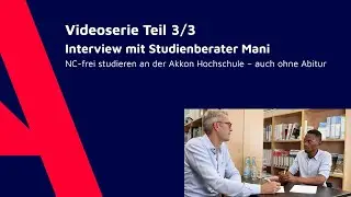 Interview mit Studienberater Mani