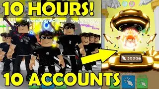 Clicker Simulator HATCHING for 10 HOURS on 10 ACCOUNTS! Clicker Sim Roblox Update 21 300M Event Egg!