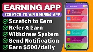 Make Scratch to Win App || How to make scratch card game || how to make earning app without coding