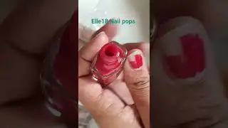 Elle18 Nail pops # nailpolish# shade 171# red colour # mymtra