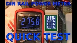 Chinese DIN Rail Power Meter Quick Test