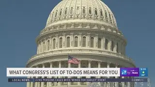 Here's what's on Congress' to-do list as lawmakers return from recess