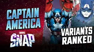 Captain America Variants RANKED In Marvel Snap!